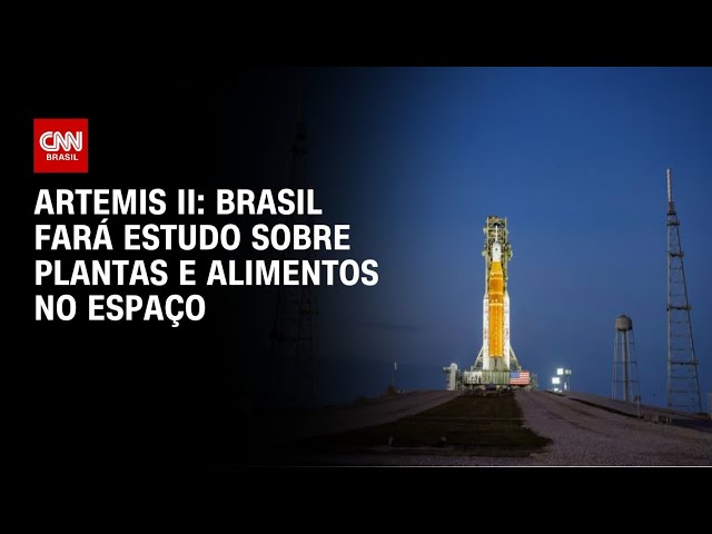 Artemis II: Estudo sobre plantas e alimentos será feito pelo Brasil | CNN 360°