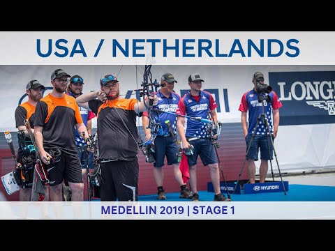 USA v Netherland – compound men's team bronze | Medellin 2019 World Cup S1