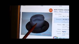 preview picture of video 'Picker Q & A #1 - Men's Vintage Hat Felt Fur Fedora - Cherry Vintage Ebay 2013'