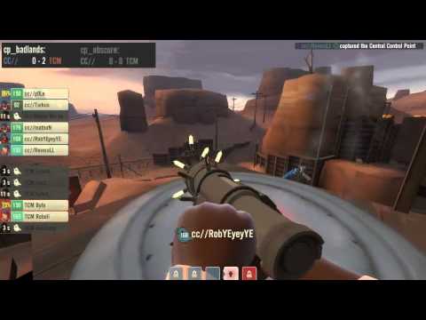 VanillaTV - TCM vs Crack Clan - ETF2L Season 12 Week 6 - Badlands (Map1)