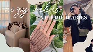 COZY HOME DIARIES: reading throne of glass ⚔️, end of the year book tag & at home gel nails🤍