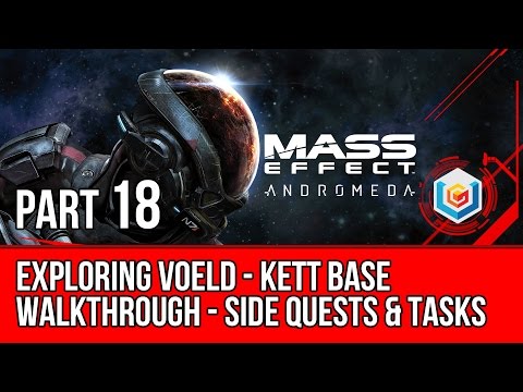 MASS EFFECT ANDROMEDA Walkthrough Gameplay Part 18 - Exploring Voeld - Kett Base (Mass Effect 4)