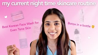 Unfiltered Night Skincare Routine 🌙 | Real-Time Routine for Glowy Skin