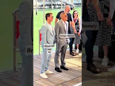 Damn! Brad Pitt & George Clooney are still fabulous#bradpitt #george #hollywood #youtubeshorts