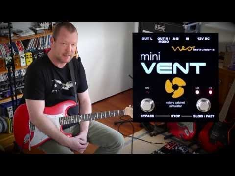Neo Instruments Mini Vent II Rotary Speaker Cab Simulator Pedal 2010s - Black image 6