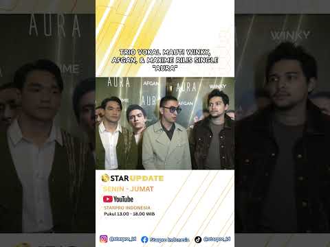 KILLER VOCAL TRIO! WINKY, AFGAN, & MAXIME RELEASE SINGLE \AURA\