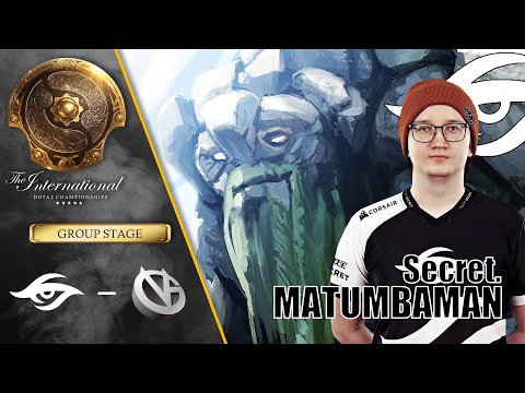[TI10] SECRET vs VG | MATUMBAMAN DESTROY CHINESE TEAM | TI10 FULL GAME PLAYER'S PERSPECTIVE