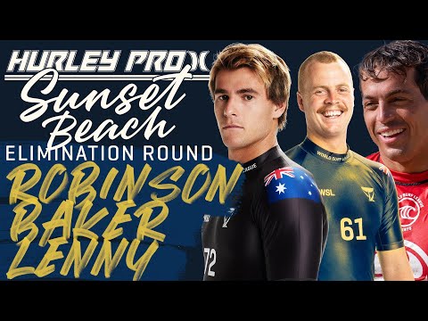 Jack Robinson, Jacko Baker, Kai Lenny | Hurley Pro Sunset Beach 2023 Elimination Rnd Heat Replay