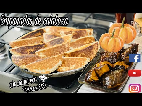 EMPANADAS DE CALABAZA SIN HORNO RECETA DE LAS ABUELITAS 🫶😋🥰