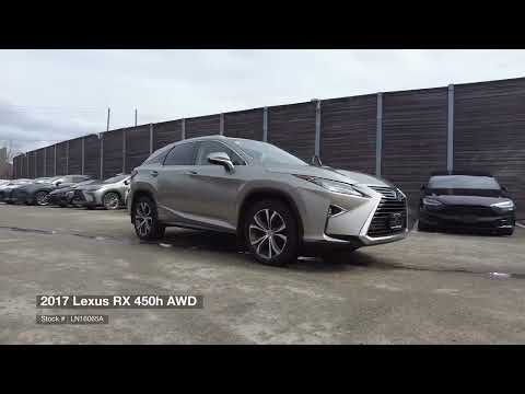 2017 Lexus RX 450h AWD 4dr Hybrid in Silver for sale at Ken Shaw Toyota in Toronto, ON