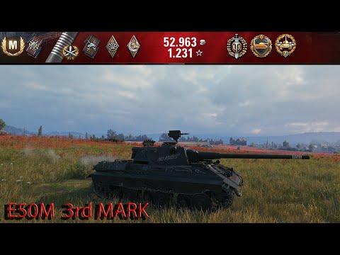 World of tanks E50M 3rd Mark of Excelence