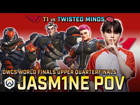 [ Jasm1ne ] CRAZY Sigma | T1 vs Twisted Minds | OWCS World Finals Upper Quarterfinals