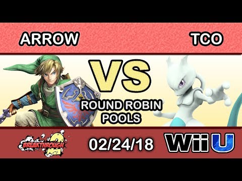 Breakthrough 2 - Arrow (Link) Vs. SNG | TCO (Mewtwo) Round Robin Pools - Smash 4