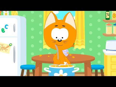 Кастрюлька Ням-Ням | Котёнок Котэ новинка песня мультик про еду для детей
