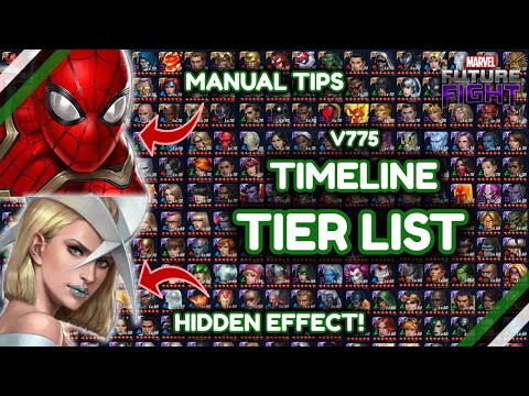 Timeline Tier List v775  (Top 3 Challenger Certified) | Marvel Future Fight