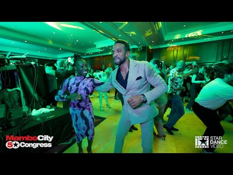 Maykel Fonts & Sasha Phillips - social dancing @ Mambo City 5Stars Congress