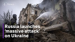 Ukraine war: At least three dead after Russia launches 76 missiles