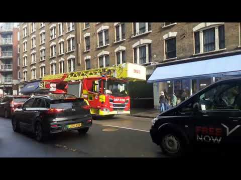 **FULL HOUSE** A241, A242, A243 London Fire Brigade (Soho) Responding.
