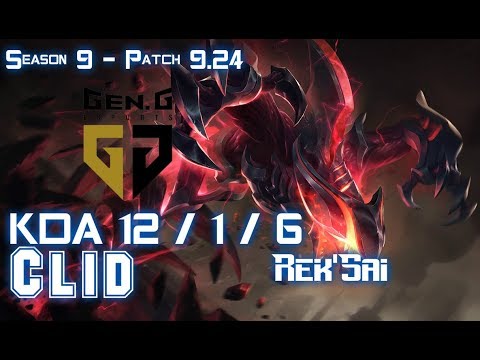 Gen Clid REK'SAI vs TALIYAH Jungle - Patch 9.24 KR Ranked