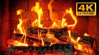 🔥FIREPLACE at night 4K 12 hours (NO ADS). The fireplace will become the backdrop of your room