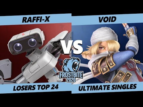Frostbite 2020 SSBU Losers Top 24 - IluZ | Raffi-X (ROB) Vs. CLG | VoiD (Sheik) Ultimate Singles