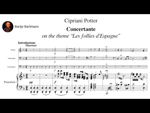 Cipriani Potter - Concertante on "Les Follies d'Espagne" (1832)