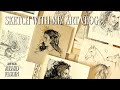 SKETCH WITH ME ART VLOG ️ My New Desk Set Up Mini Trip To Victoria
