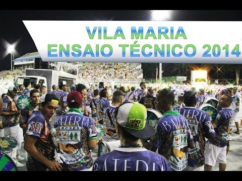 Vila Maria Bateria Cadência da Vila Ensaio Técnico 08/02/2014