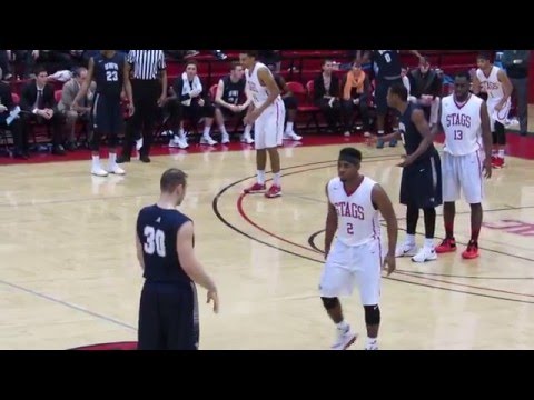 Jaleen Smith Incredible Dribble Fake - New Hampshire vs Fairfield - CIT Tournament - March 16, 2016