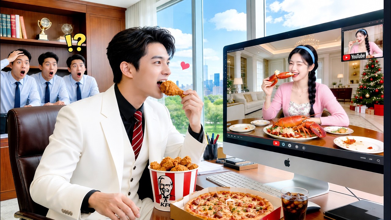 Anorexic CEO hated arranged wife until seeing her happily eat 100 lobsters—appetite back! It's love!