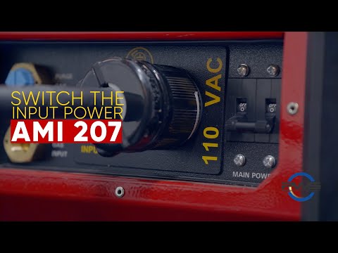 Switch Power Input on the AMI Arc Machines 207a Orbital Welding Power Supply