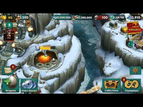 Dragons:Rise of Berk .Upgrade Fanghook lv100 and Open pack !