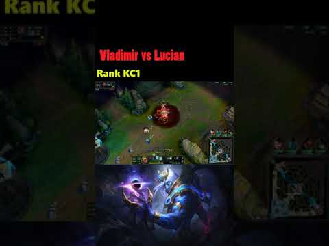Vladimir vs Lucian Rank kim cương 1 #shorts