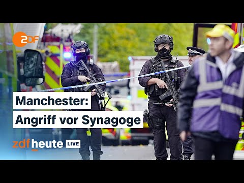 Tote bei Angriff vor Synagoge in Manchester: Was bisher bekannt ist I ZDFheute live
