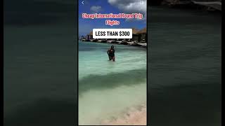 CHEAP INTERNATIONAL ROUND TRIP FLIGHTS!!! ✈️ #traveldeals #cheaptravel #traveltips #travelhacks