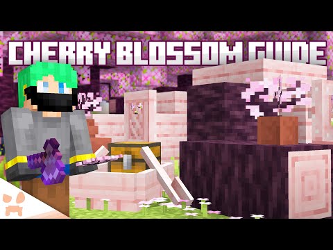 Minecraft 1.20 CHERRY BLOSSOM: How To Find, Farm, & More! - Everything To Know