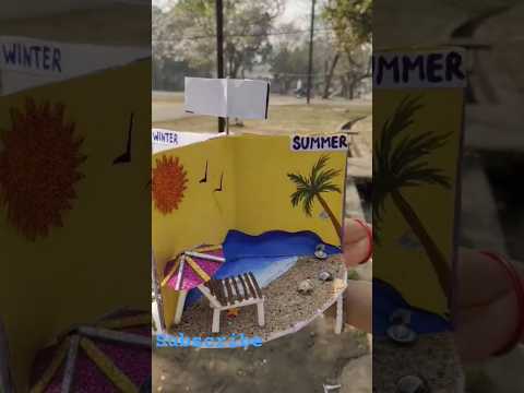Seasons school project /Season project ideas #shortvideos  #viralvideos #viralshort #youtubeshorts