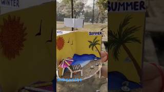 Seasons school project /Season project ideas #shortvideos  #viralvideos #viralshort #youtubeshorts