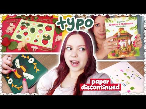 Oh No! Discontinued Sketchbook Paper & Colouring Book Typo