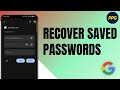 How To Recover Saved Google Passwords