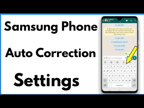 Samsung Keyboard Autocorrect Off | Auto Correction Off In Samsung
