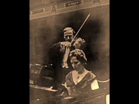 YEHUDI MENUHIN PLAYS   HABENERA 1947 with YALTAH MENUHIN