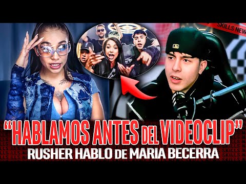 "It was an immature fight," Rusher spoke about his ex, Maria Becerra.