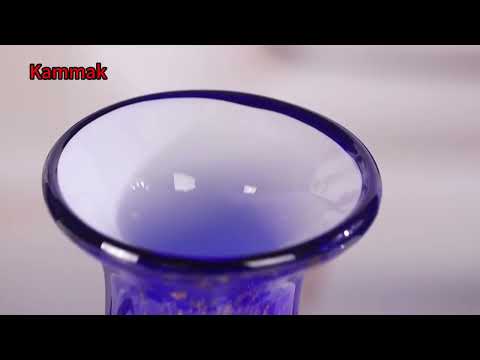 KAMMAK colorful hand blown glass vase video