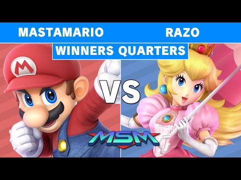 MSM 203 - POW | Mastamario (Mario) Vs Razo (Peach) Winners Quarters - Smash Ultimate