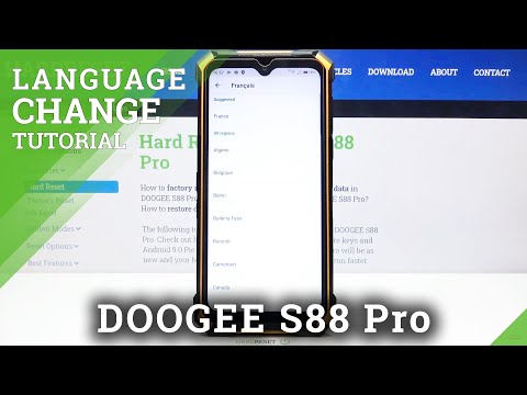 How to Change System Language in DOOGEE S88 Pro – Language List