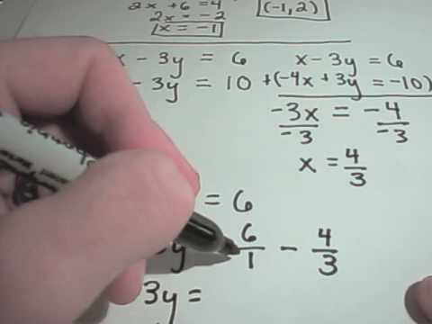 Solving Systems of Equations Using Elimination By Addition