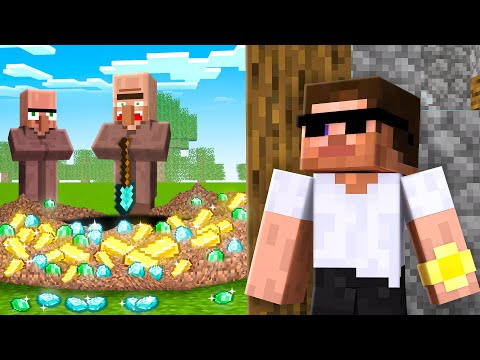 Villagers are HIDING Treasure from Me in Minecraft..