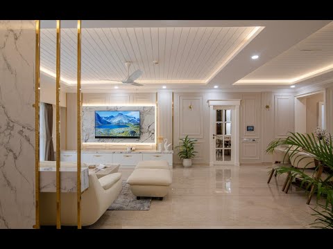 Salarpuria Sattva Greenage 4BHK Luxury Home Interior Design | European Theme | Aishwarya Interiors |