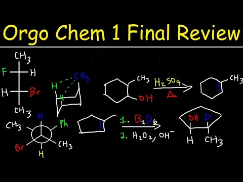 Organic Chemistry 1 Final Exam Review Video